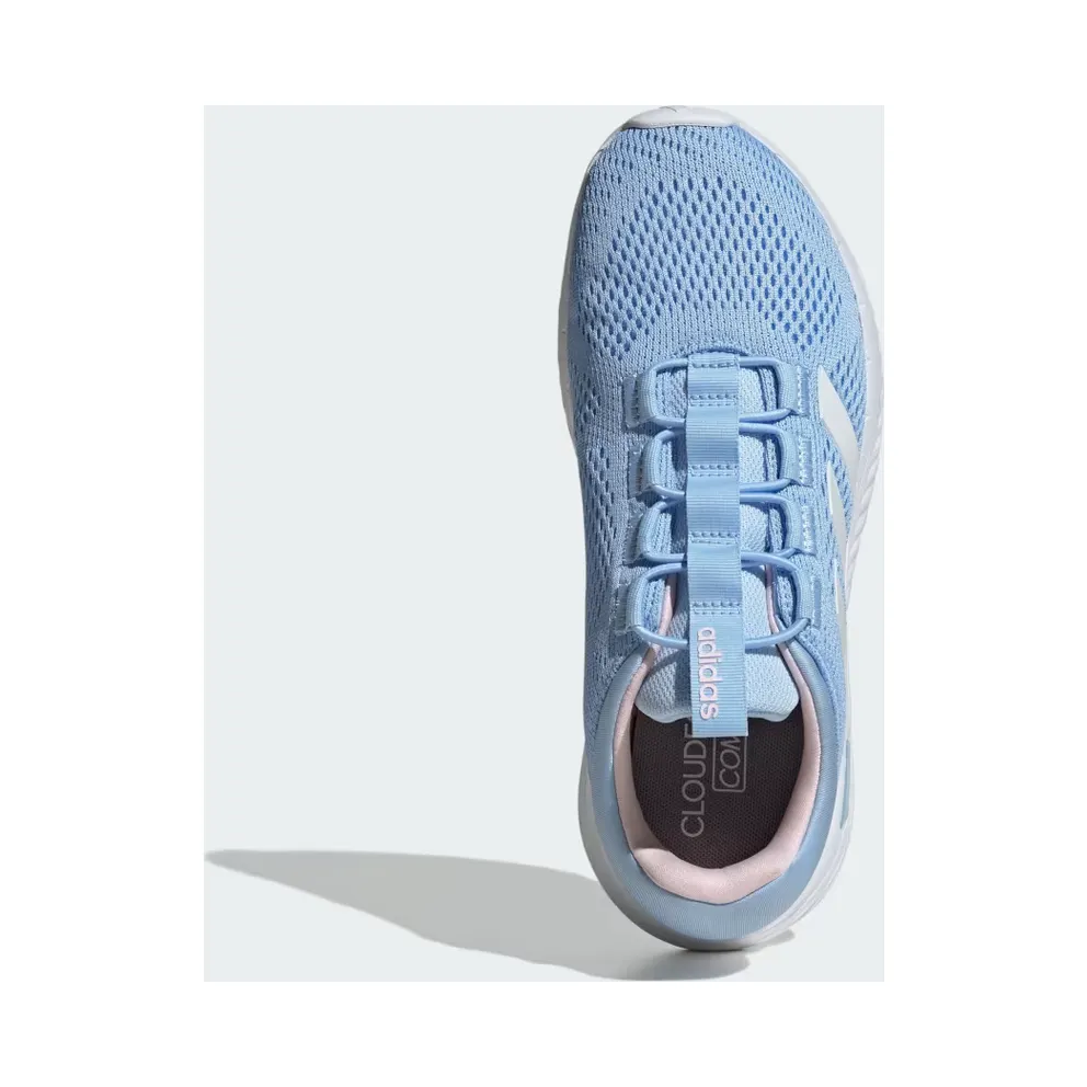 adidas Cloudfoam Comfy “Glow Blue / Cloud White / Clear Pink” (JR5515)