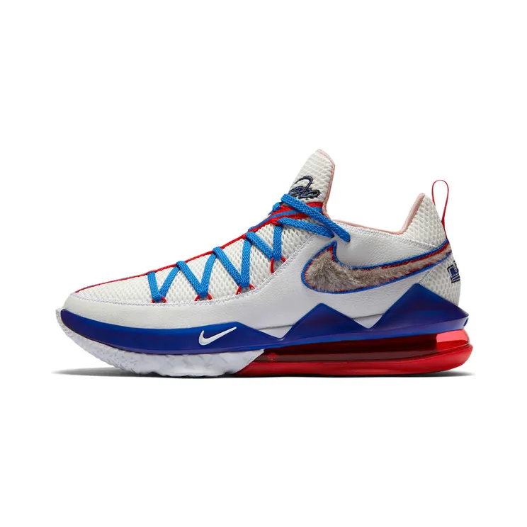 Nike LeBron 17 Low ‘Tune Squad’ “White / University Red / Game Royal” (CD5007-100)