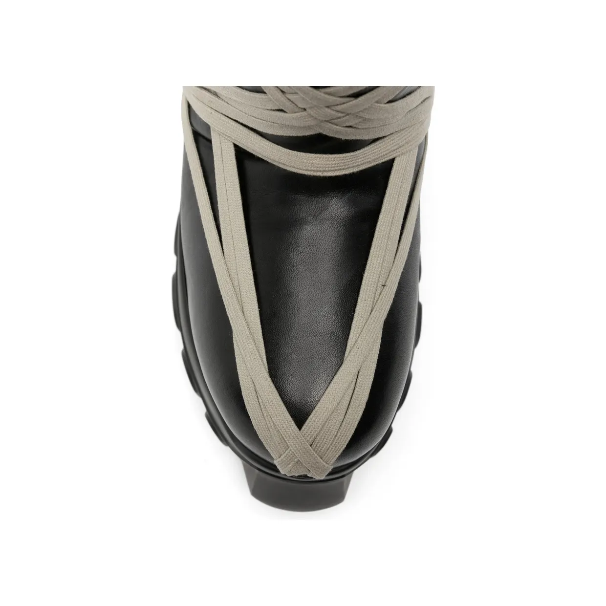 Rick Owens Mega Bumper Lace-up “Black” (RU02F4862 LGYPW1 99) (4)