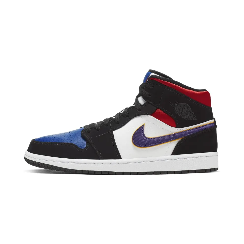 Air Jordan Nike AJ I 1 Mid ‘Lakers Top 3’ (2019) (852542-005)