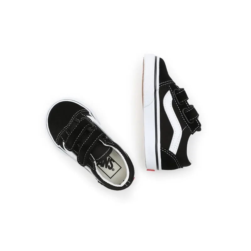 Vans Old Skool V Black White (TD) Black/White (VN000D3YBLK)
