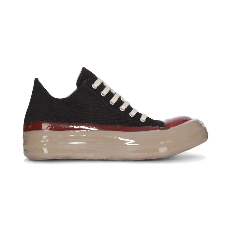 Rick Owens Concordians DRKSHDW Low Black Red Beige (DU02E7802 DODP 903101)