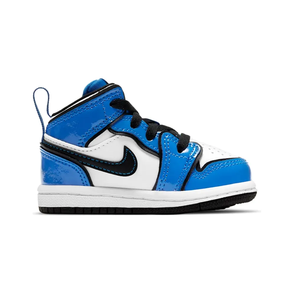 Jordan 1 Mid Signal Blue (TD) Signal Blue/White-Black (BQ6933-402)