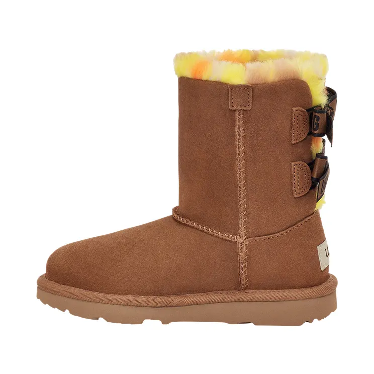 Ugg Bailey Bow Plaid Punk GS “CHESTNUT” (1134930Y-CHE)