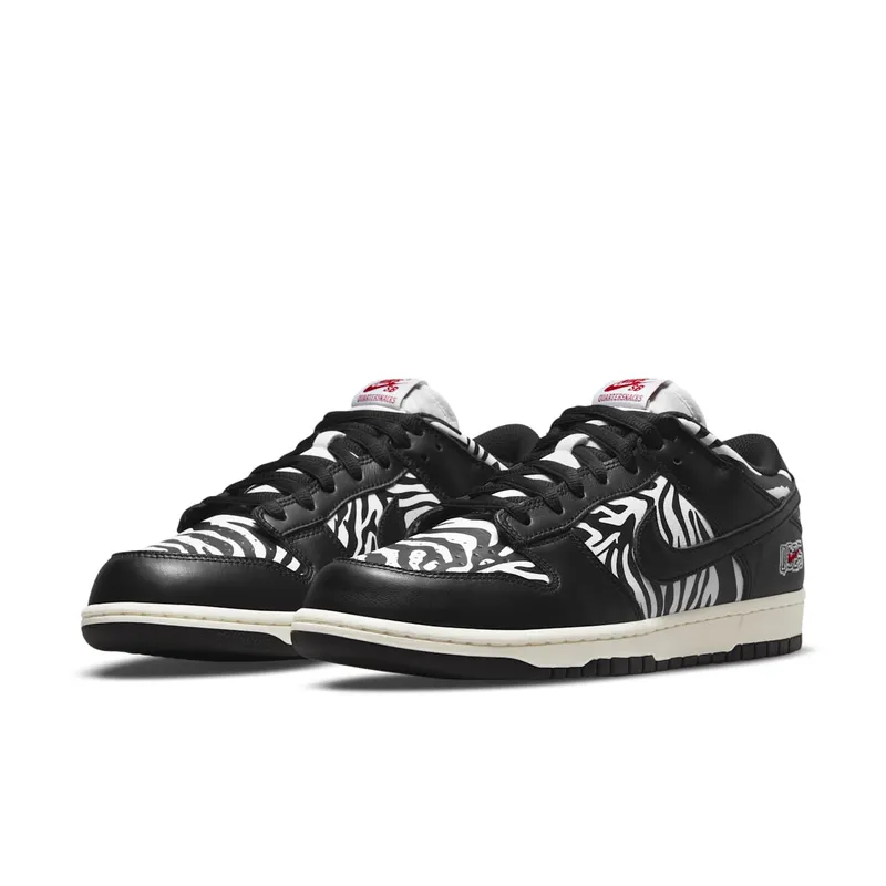 Nike SB Dunk Low Quartersnacks Zebra – “Black / White” (DM3510-001)
