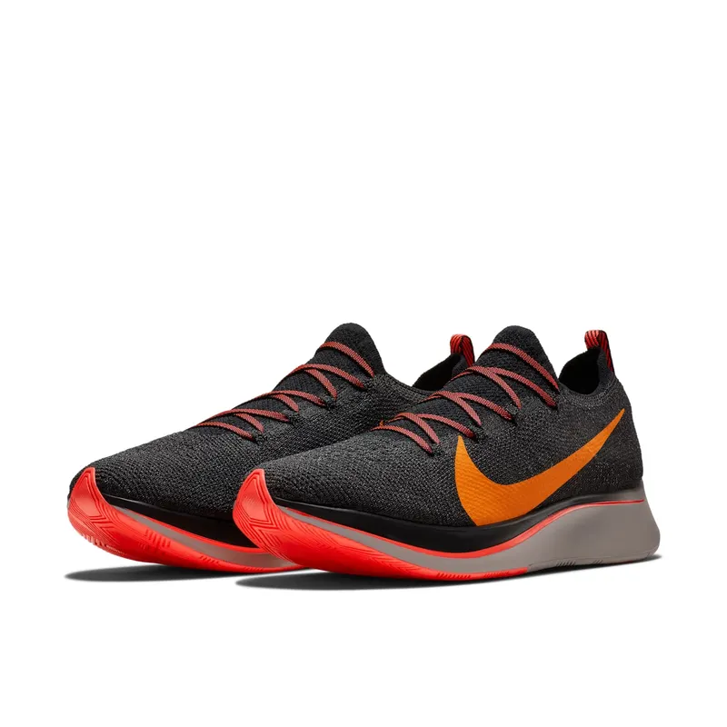 Nike Zoom Fly Flyknit Black Flash Crimson Black/Flash Crimson-Orange Peel-Moon Particle (AR4561-068)