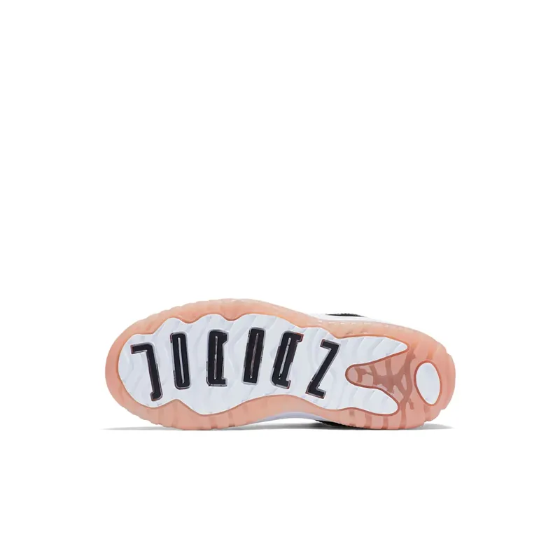 Jordan 11 Retro Low Bleached Coral (PS) Black/White-Bleached Coral (580522-013)