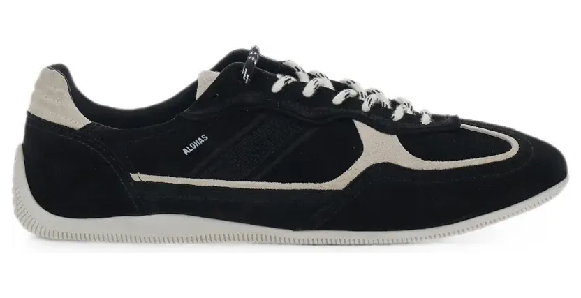 ALOHAS Sneakers mit Schnürung – Schwarz (S10111)