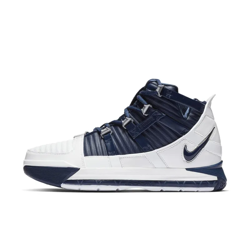 Nike Zoom LeBron 3 Navy Blue-Silver (AO2434-103)