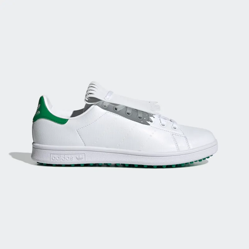 Adidas Stan Smith Primegreen Special Edition Spikeless Golf Shoes Cloud White / Green / Cloud White (Q46252)