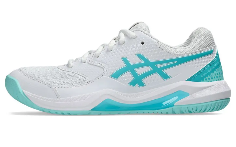 ASICS Gel-Dedicate 8 Pickleball White Energy Aqua (1042A236-102)