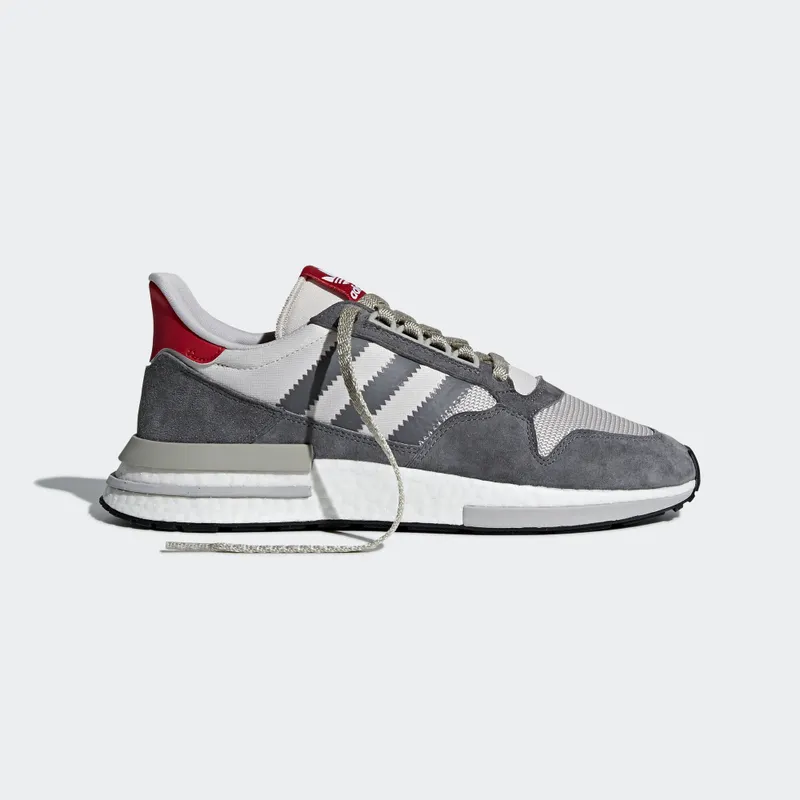 adidas ZX 500 RM Grey Four Scarlet Grey Four/Footwear White/Scarlet (B42204)