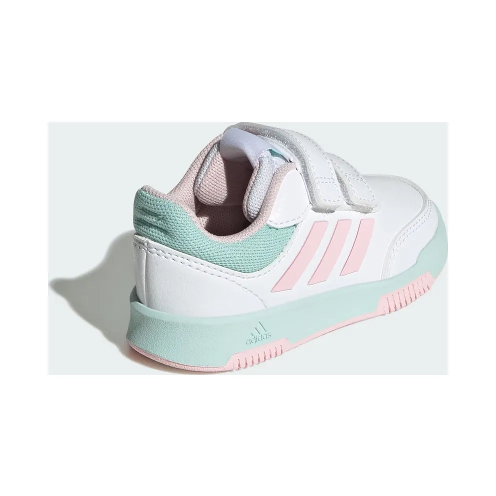Adidas Tensaur with Velcro Cloud White / Clear Pink / Semi Flash Aqua (JQ2876)