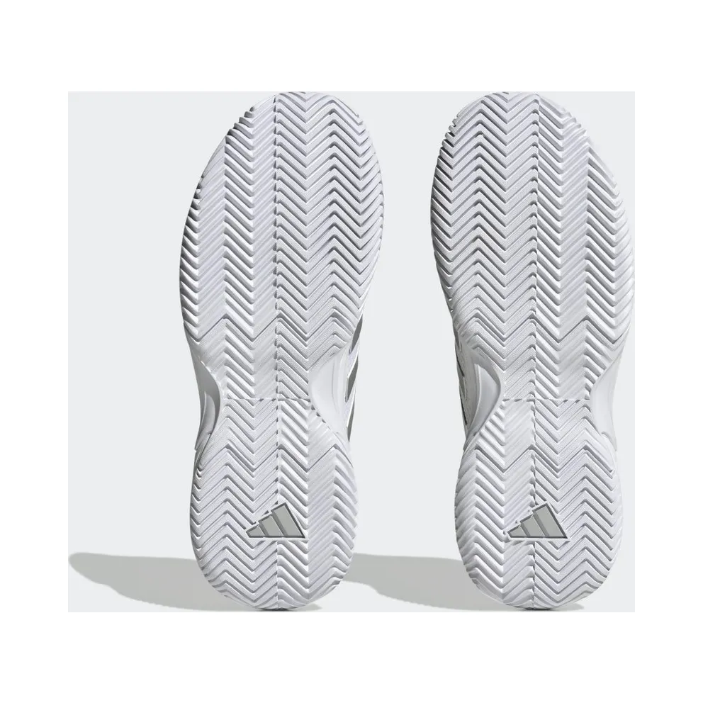 adidas Gamecourt 2.0 Tennis Shoes Cloud White / Silver Metallic / Cloud White (HQ8476)