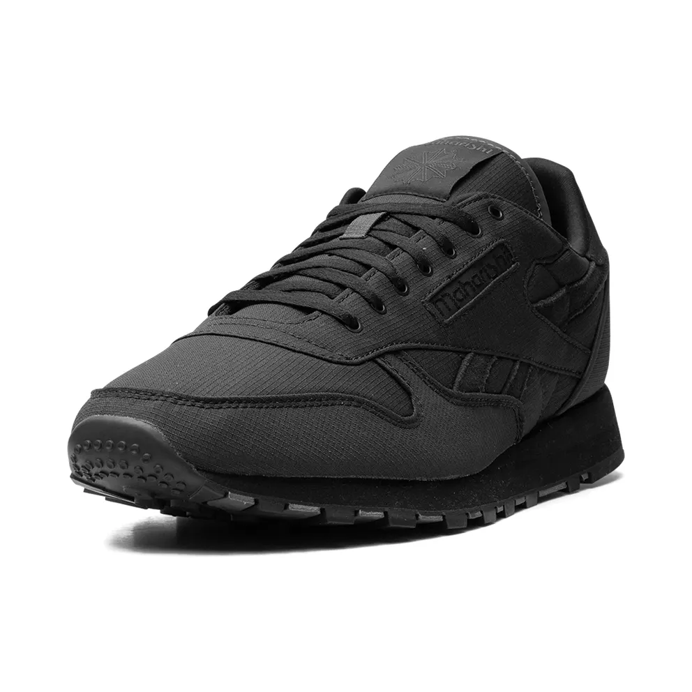 Reebok Maharishi Classic Leather Rip Stop Shoes Core Black / Core Black / Pure Grey 8 (HP3241)