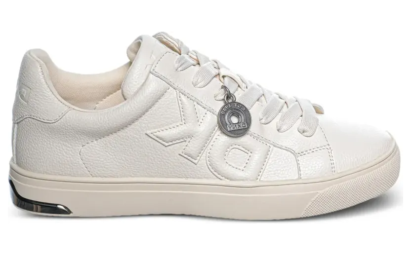 DKNY Aisling Sneakers mit Logo-Prägung – Weiß (K3567444CNT)