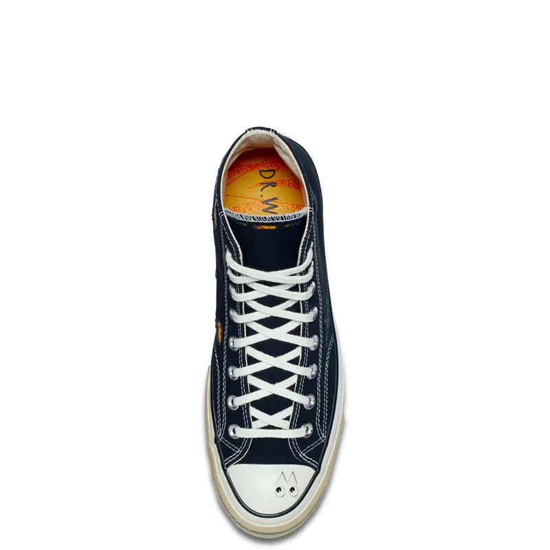 Converse Chuck Taylor All-Star 70s Hi Dr. Woo Wear to Reveal Black Black/Sunset (162977C)