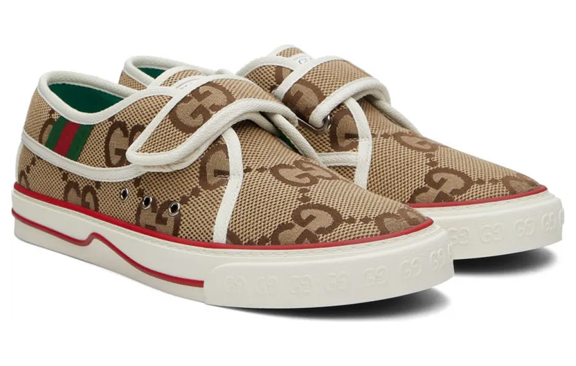 Gucci Beige Tennis 1977 Sneakers (692917 UKO70) (4)