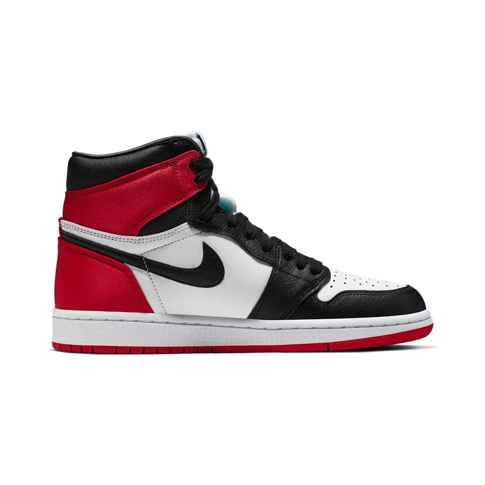 Air Jordan Womens Nike AJ I 1 Retro High ‘Satin Black Toe’ (2019) (CD0461-016)