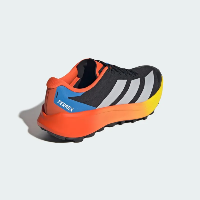 Adidas Terrex Agravic 4 Trailrunningschoenen Core Black / Grey Two / Semi Impact Orange (KJ1291)