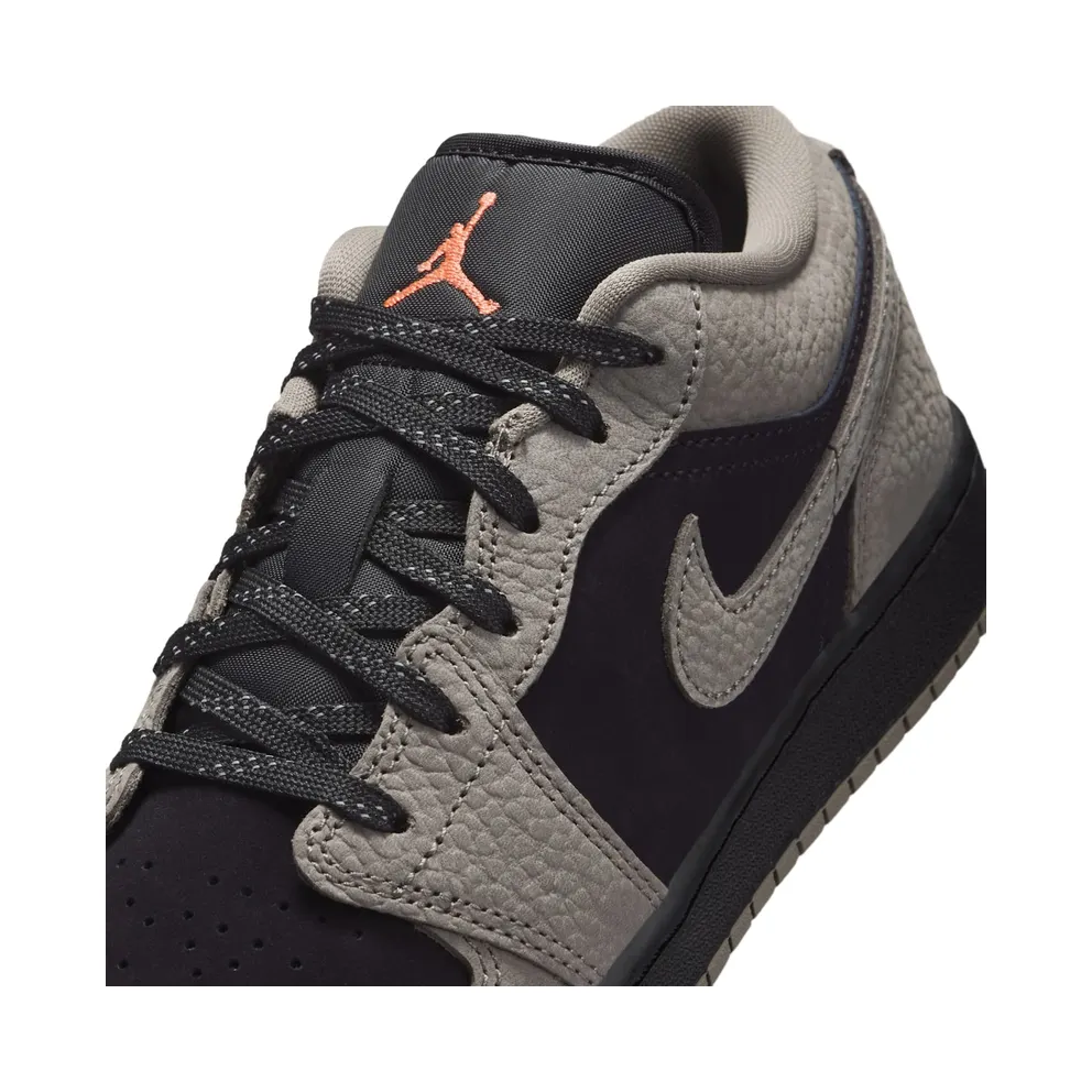 Air Jordan 1 Black/Light Wild Mango/Olive Grey (IB7111-005)