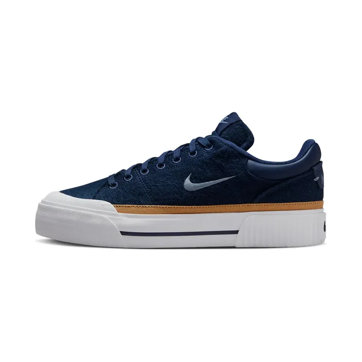 Nike Court Legacy Lift Midnight Navy Flax White (FZ2606-400)