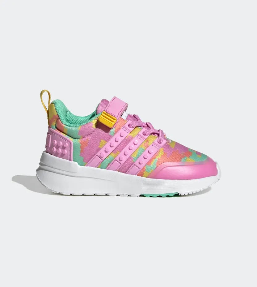 adidas adidas x LEGOÂ® Racer TR21 met Elastische Veters en Klittenband Bliss Orchid / Bliss Orchid / Eqt Yellow (HQ1322)