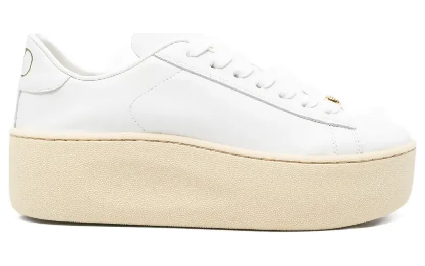 Valentino Garavani met logoplakkaat en plateauzool “White” (WS0PA8BYA)