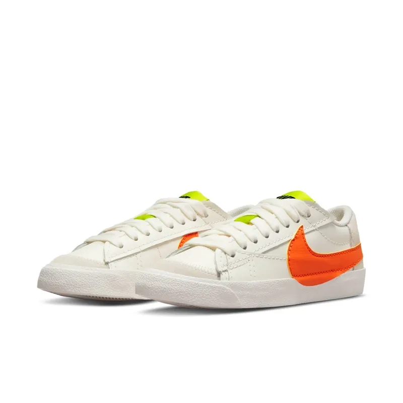 Nike Blazer Low ’77 Jumboen Grey – “White / Volt Orange / Yellow” (DQ1470-103)