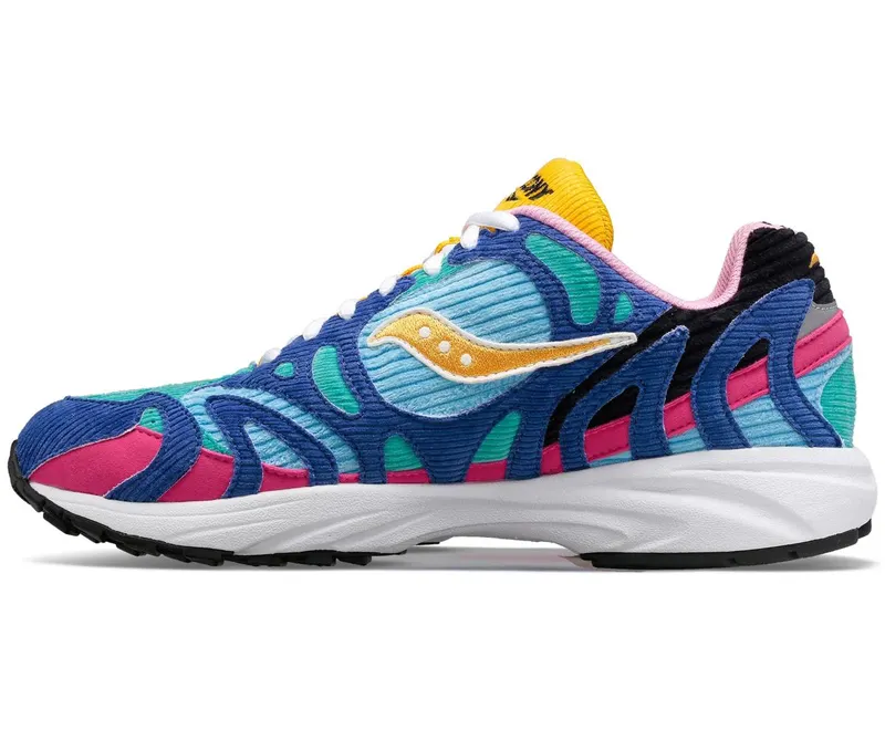 Saucony Grid Azura 2000 Corduroy Patchwork Multi-Color (S70712-1)