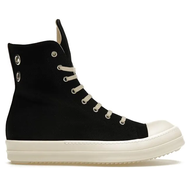Rick Owens DRKSHDW High Top Black Milk (DU01C6800 DQES1 911)