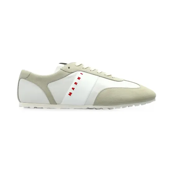 Marni met vlakken en logoprint “White” (SNZU019100P1802)