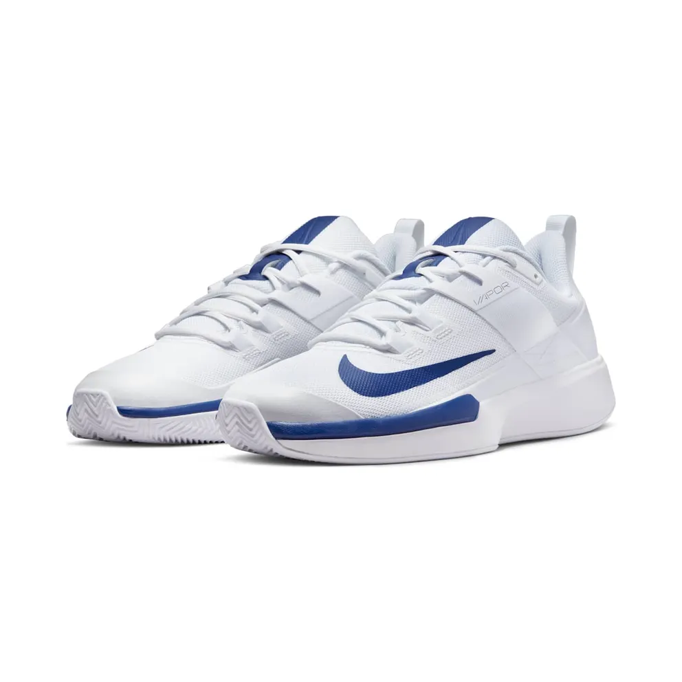 NikeCourt Vapor Lite (gravel) “White / Deep Royal Blue” (DH2949-141)