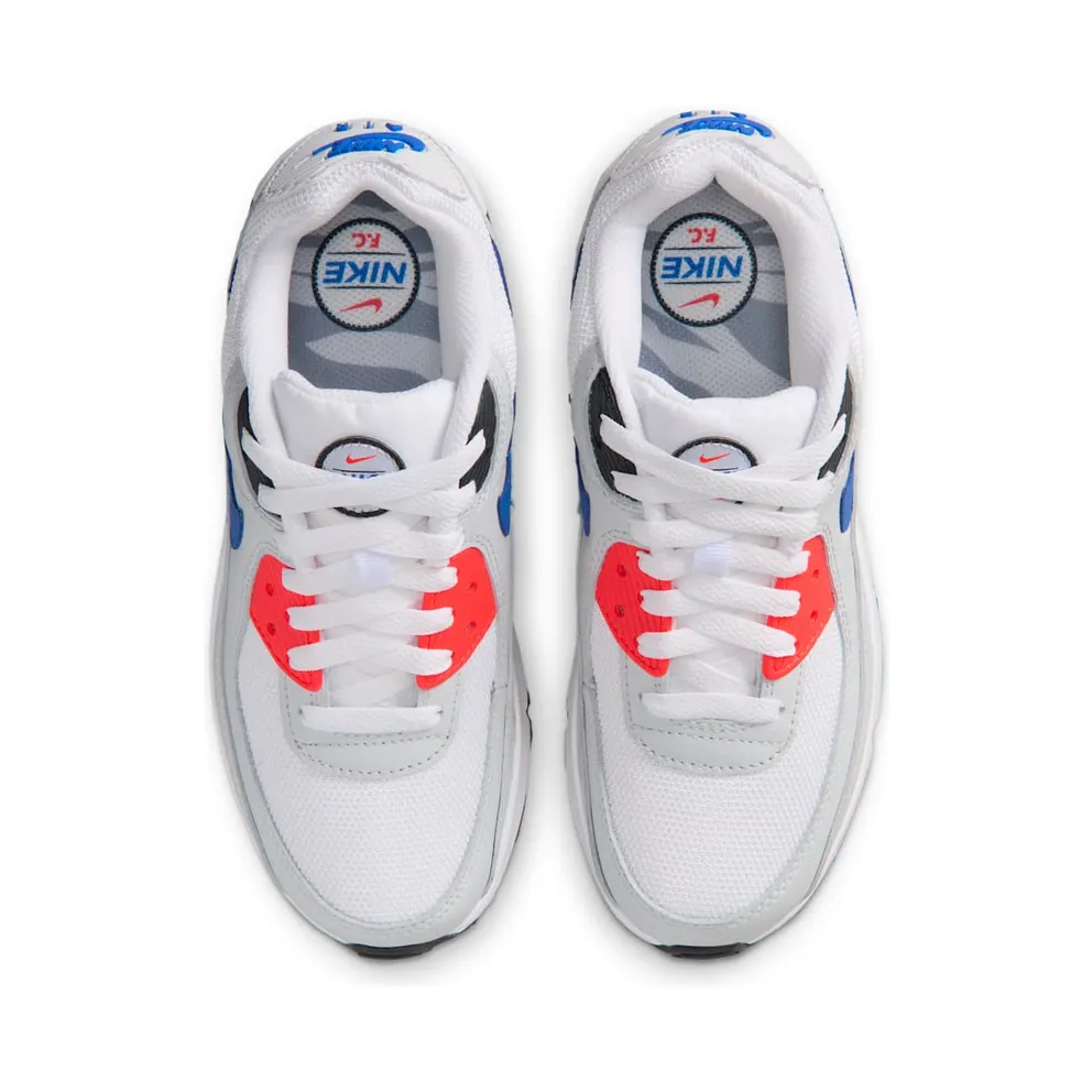 Nike Air Max 90 White/Photon Dust/Bright Crimson/Game Royal (IR3589-100)