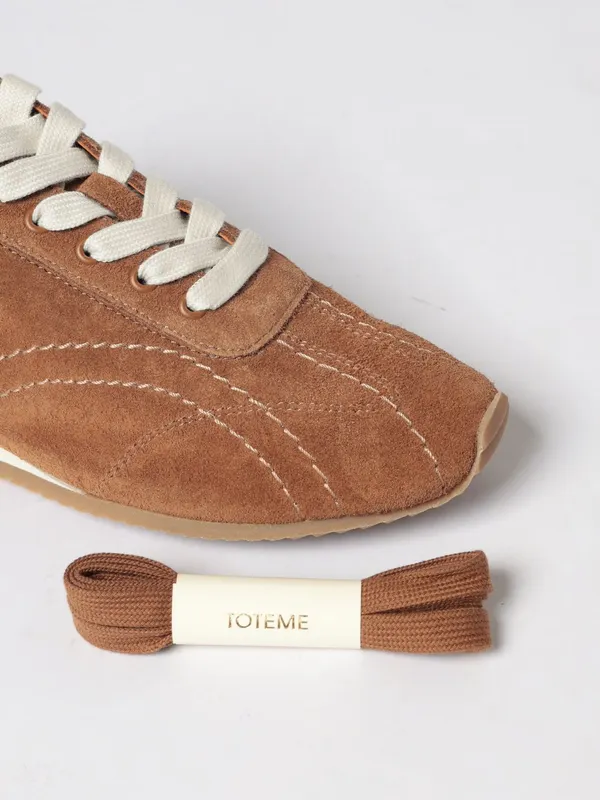 Toteme Flex Quilted Suede Earth (262WAS0324LE0027362)