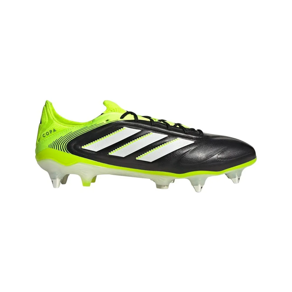 adidas Copa Pure 3 Elite Soft Ground Boots “Core Black / Cloud White / Lucid Lemon” (JR2822)