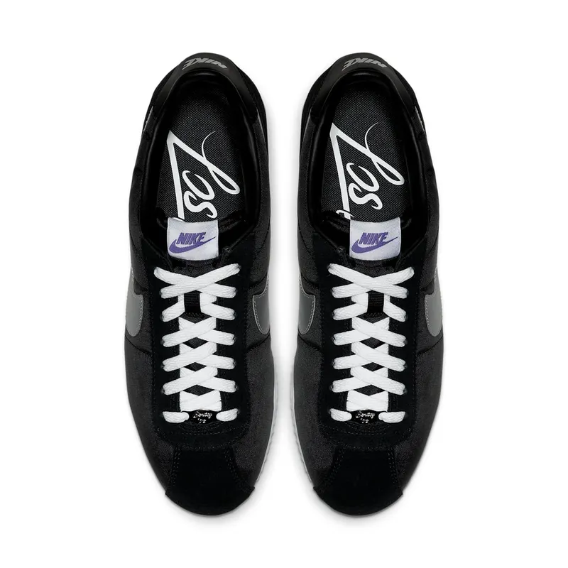 Nike Cortez Los Angeles Black Black/Metallic Silver-White (CI9873-001)