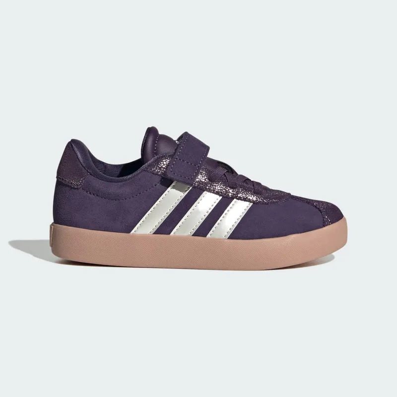 Adidas VL Court 3.0 Kids Aurora Plum / Zero Metalic / Pink Gum (JP7836)