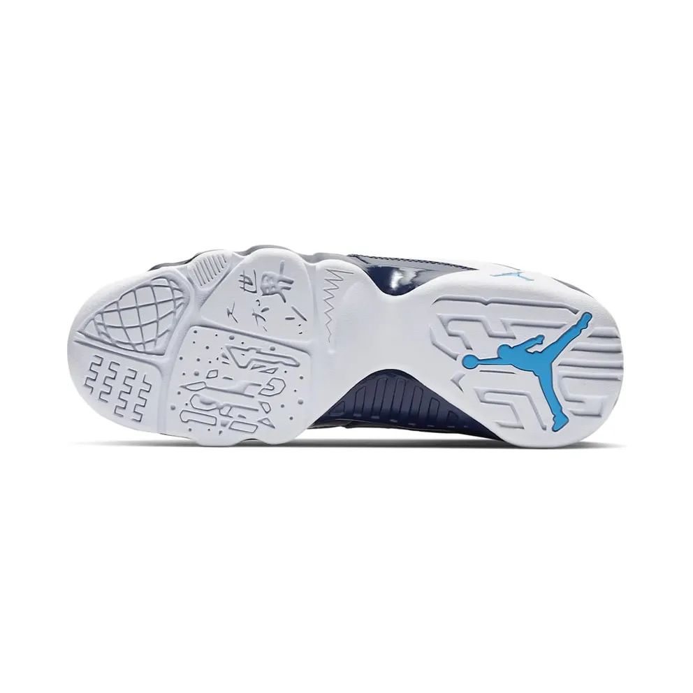 Jordan 9 Retro Pearl Blue (GS) White/University Blue-Midnight Navy (302359-145)