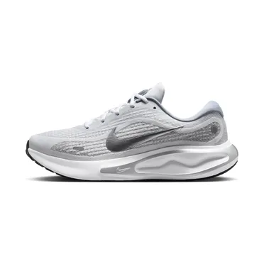 Nike Journey Run “White Black Ashen Slate Metallic Silver” (FN0228-104)