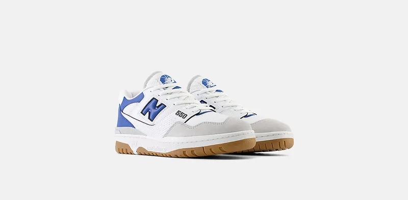 New Balance 550 White Blue Agate (BB550ESA)