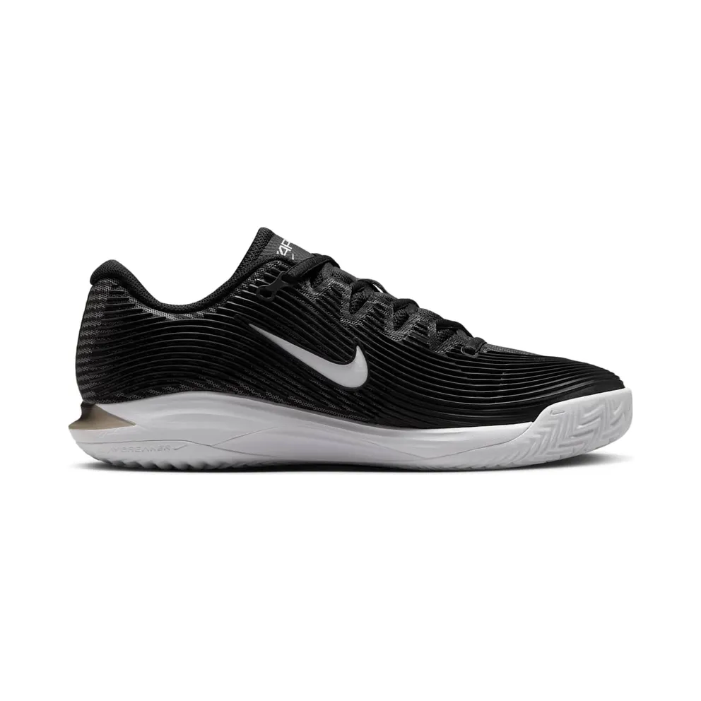 Nike Court Vapor 12 Clay Black Dark Smoke Grey White (HQ6027-001)