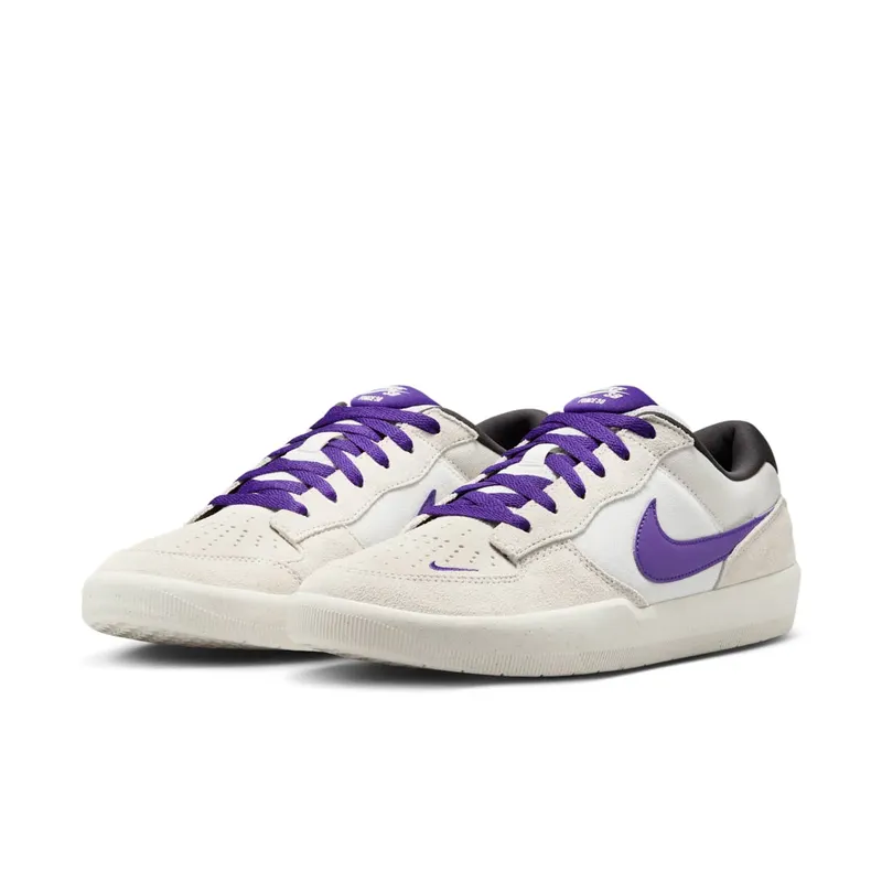 Nike SB Force 58 Phantom Summit White Dark Smoke Grey Court Purple (DV5477-006)