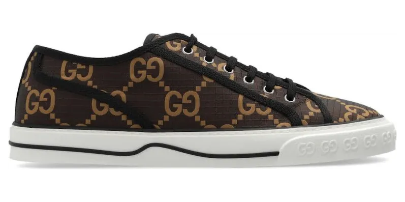 Gucci Tennis 1977 Low GG Monogram Ebony Beige (771461 FACTD 8644)