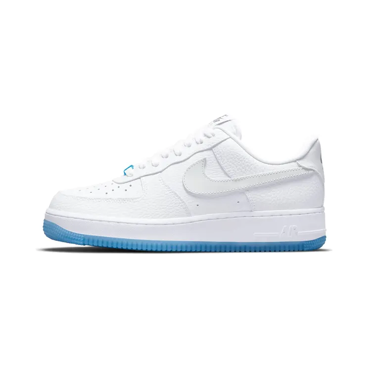 Nike Air Force 1 Low UV Reactive Swoosh (2021) – “White / University Blue” (DA8301-101)