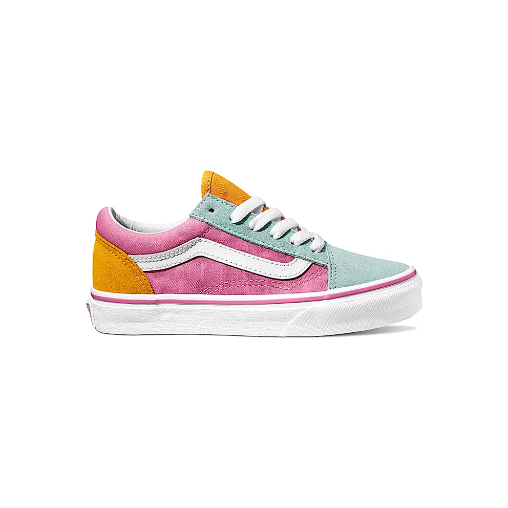 Vans Old Skool Color Block Fuchsia Pink (PS) Fuchsia Pink/True White (VN0A4BUUWJ1)