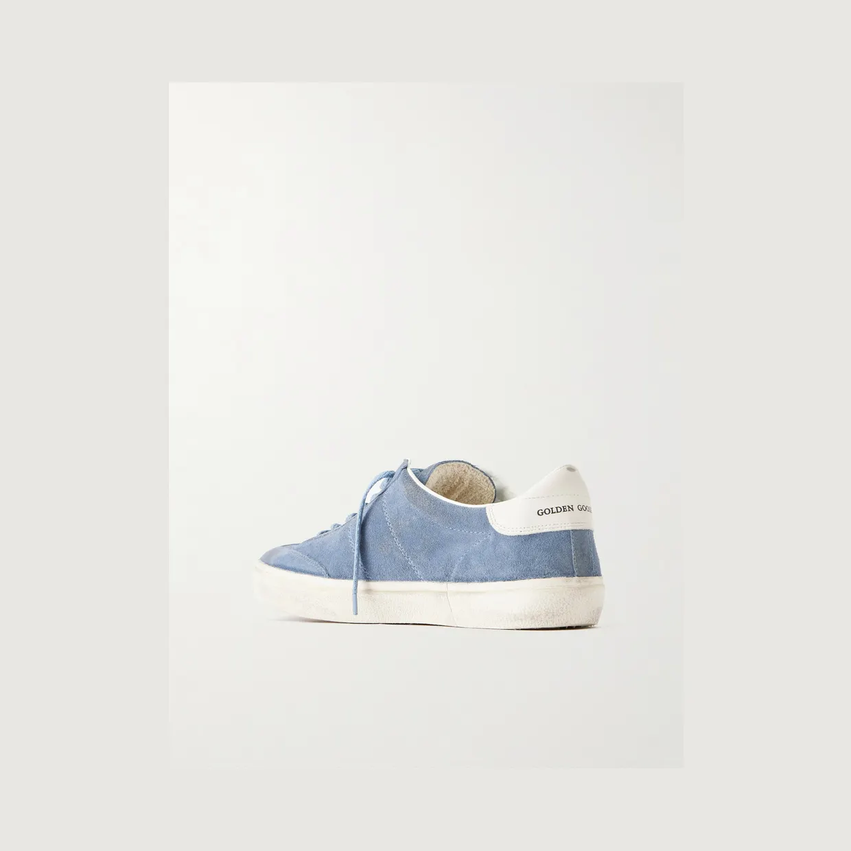 Golden Goose Soul Star Leather-Trimmed Suede Sneakers Blue (GMF00464.F008756) (4)