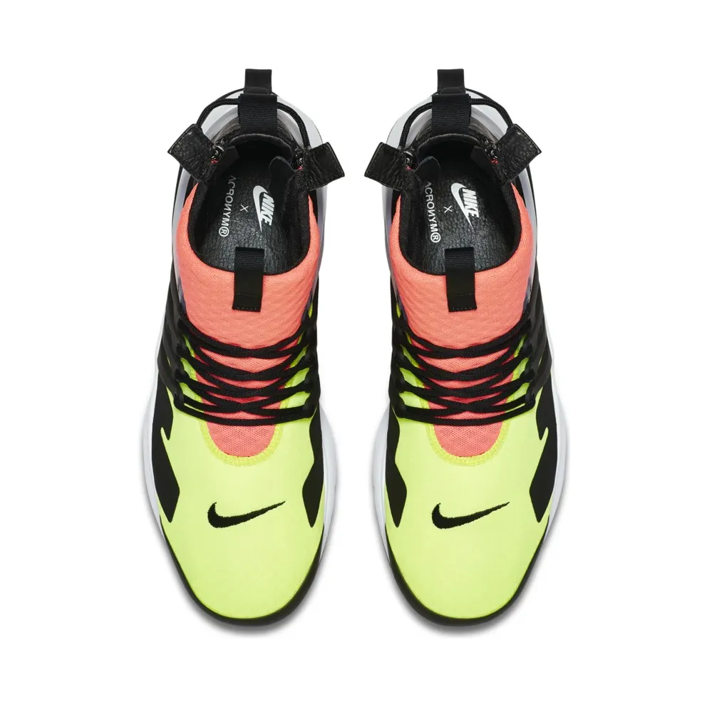 Nike Air Presto Acronym Volt White/Black-Hot Lava-Volt (844672-100)