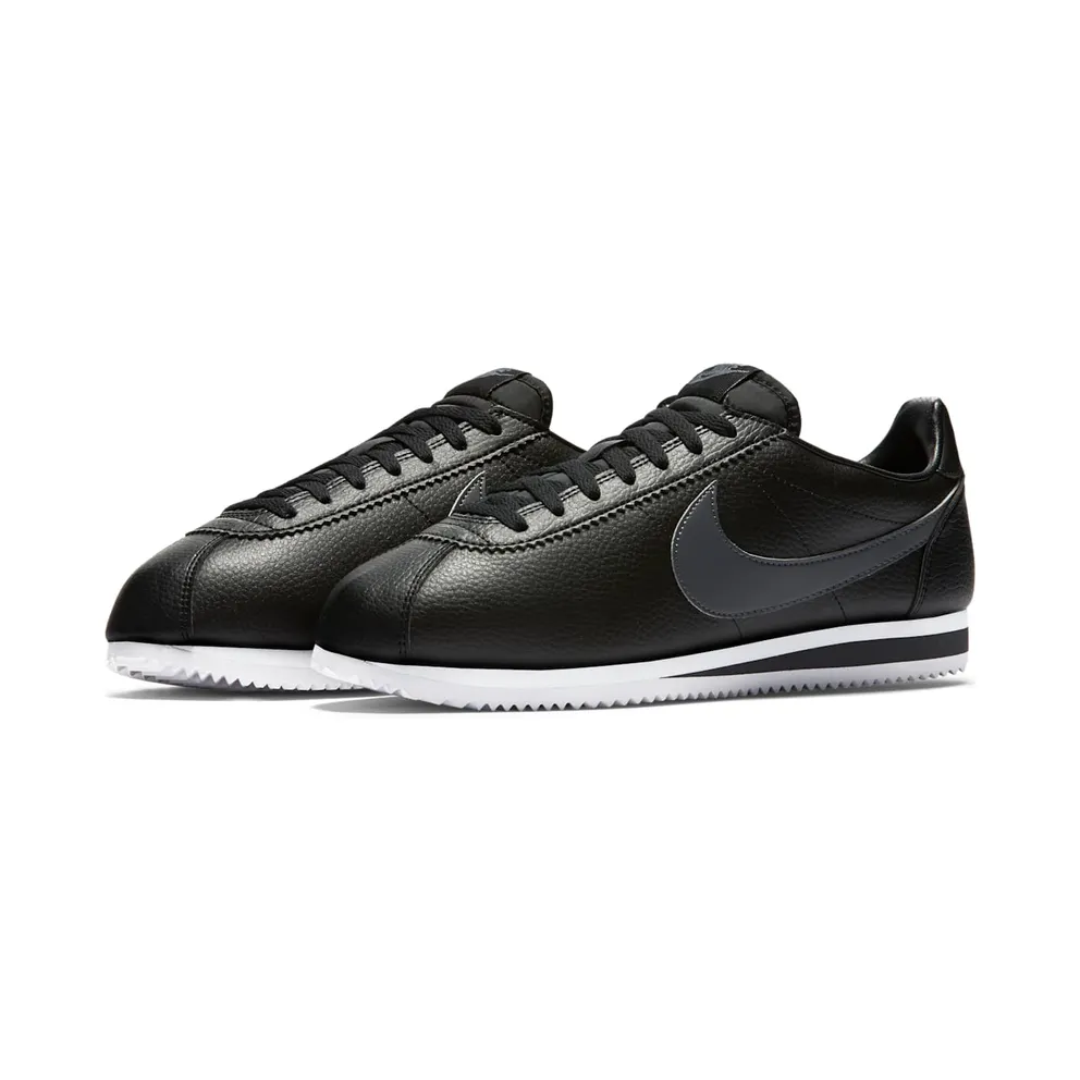 Nike Classic Cortez Leather Black/Dark Grey-White Black/Dark Grey-White (749571-011)