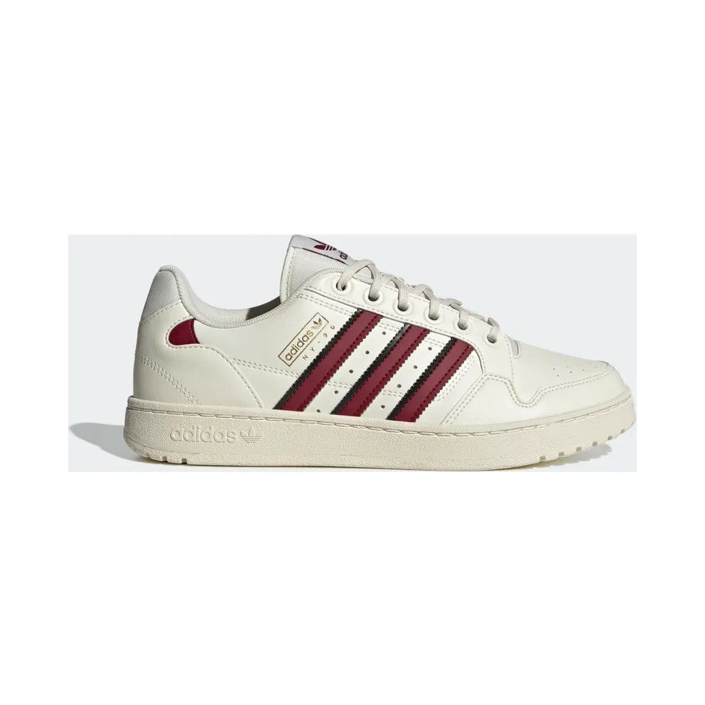 adidas NY 90 Schuh Off White / Collegiate Burgundy / Core Black (H04429)